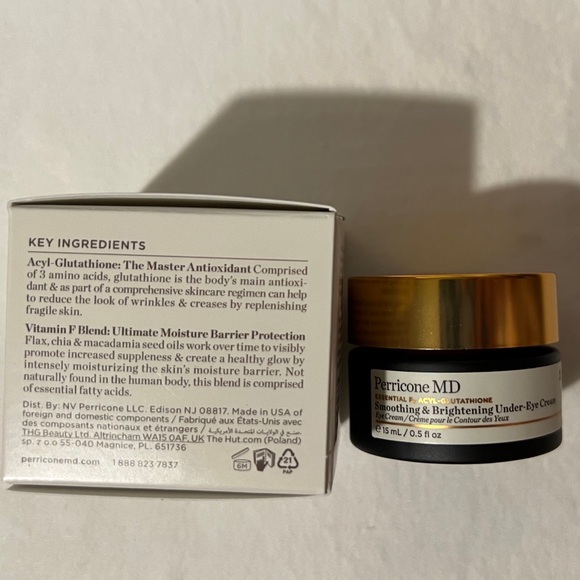 ✨NIB✨PERRICONE MD Essential Fx Acyl-Glutathione Smoothing&Brightening Eye Cream - Picture 6 of 9